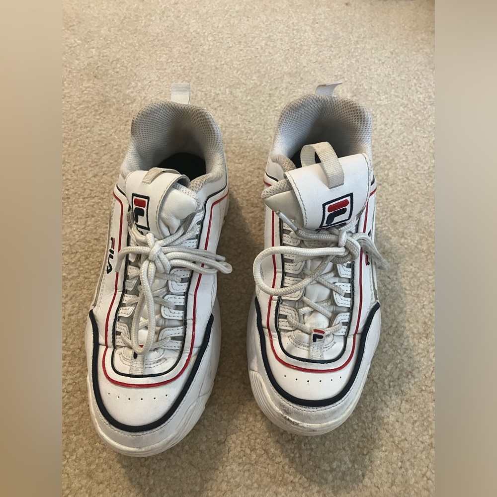 Fila Women's Disruptor II Premium Comfortable Sneakers Size 6 used